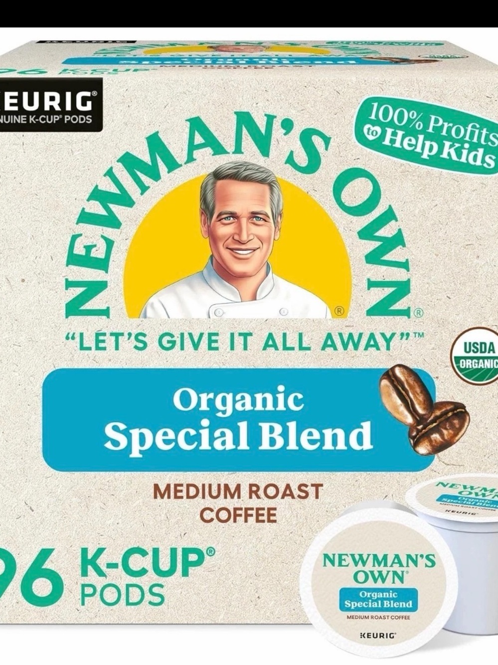 Organic Special Blend Medium Roast Coffee K-Cup Pods - Blue